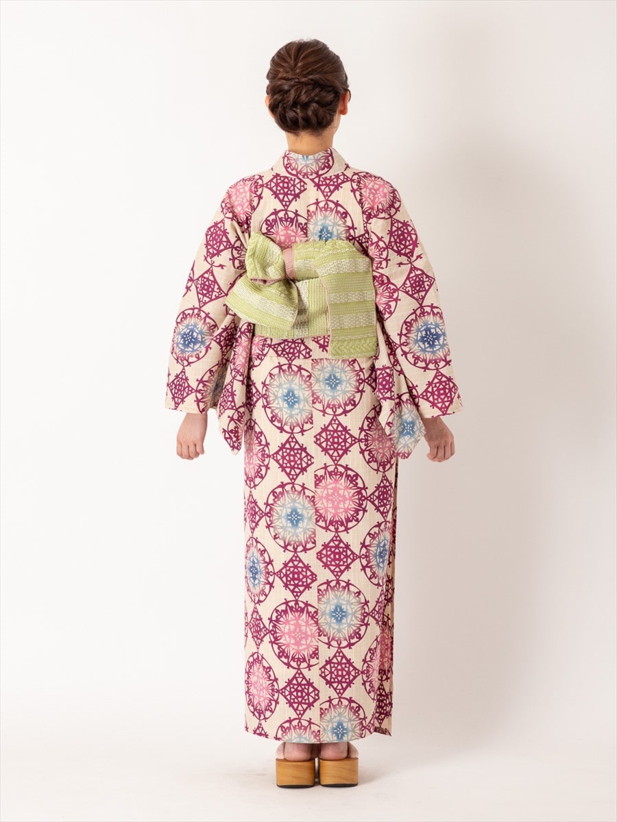 三松オリジナル浴衣「万華鏡」（紫）(FREE パープル): 三松・しゃら 