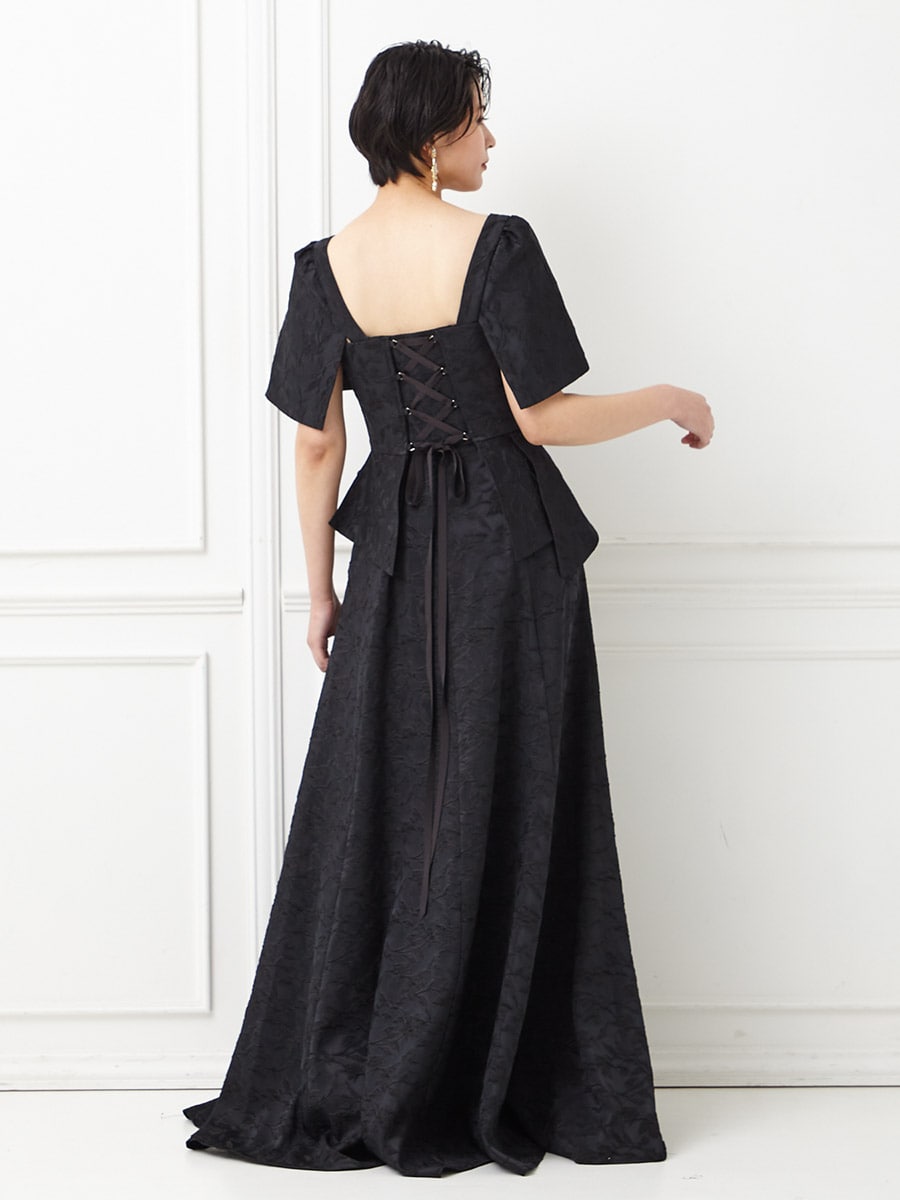 couture/ジャカード2WAYロングドレス(M ターコイズ): AIMER | エメ