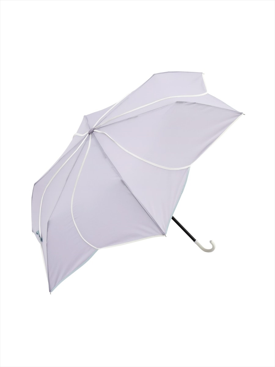 傘】折り畳み傘・バイカラーパイピング(FREE ホワイト): 三松
