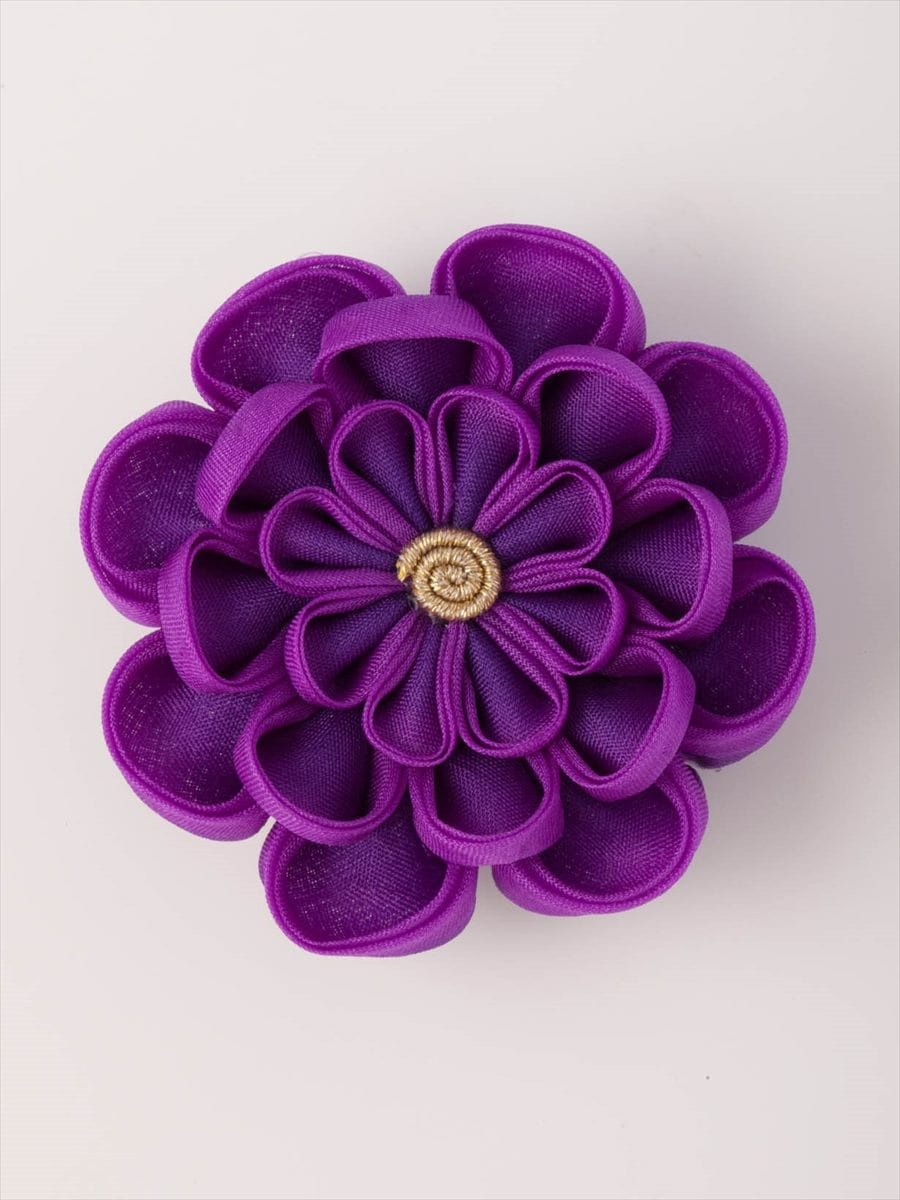 花つまみ帯留め 紫 Free パープル 三松 しゃら ミマツグループ 公式通販サイト