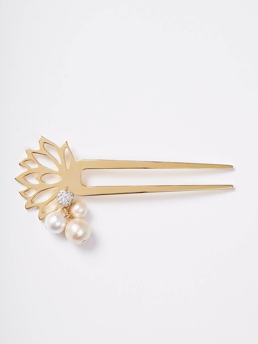 二股かんざし〈Bouquet・大人ニュアンスカラーブーケ・盛り〉