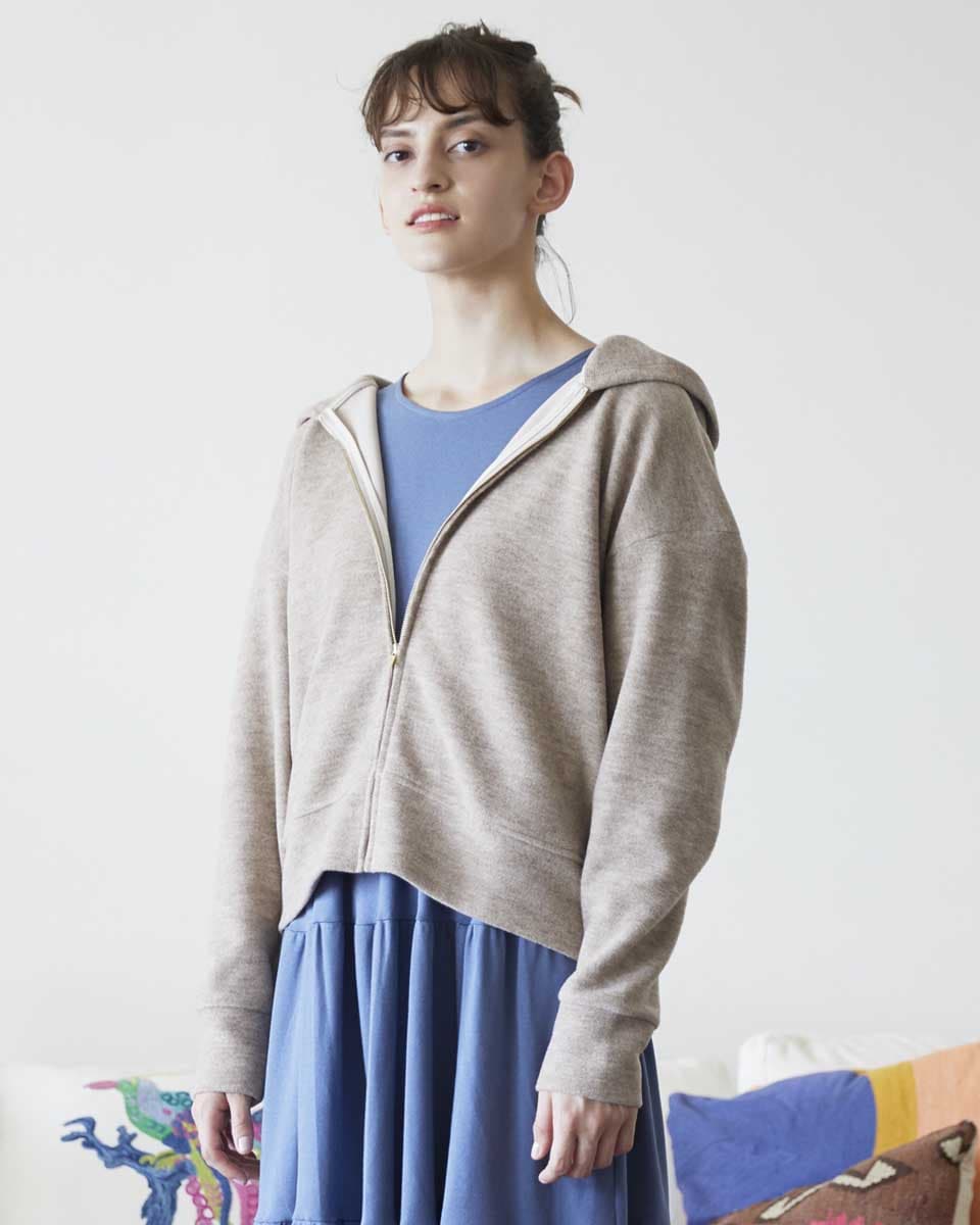 ウールライクフーディー M ベージュ Aimer エメ ミマツグループ 公式通販サイト