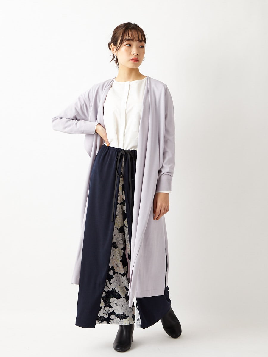 3wayロングカーディガン Free ライトグレー ふりふ ミマツグループ 公式通販サイト