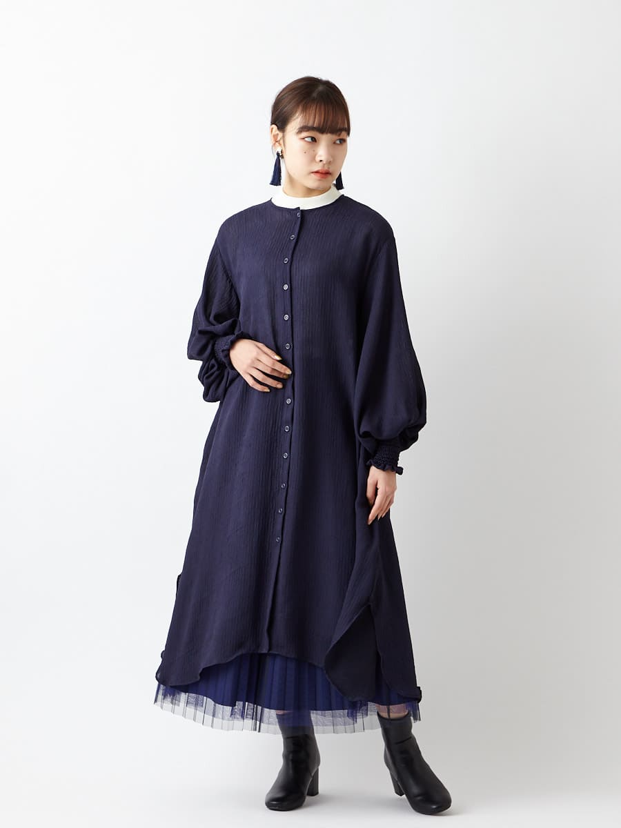 楊柳ワンピース Free アイボリー ふりふ ミマツグループオンラインストア