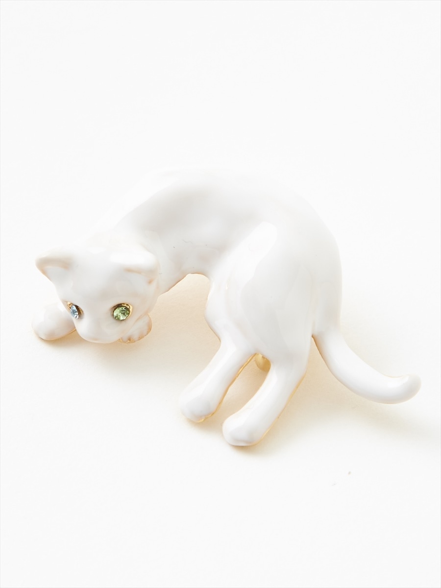 帯留「オッドアイキャット」