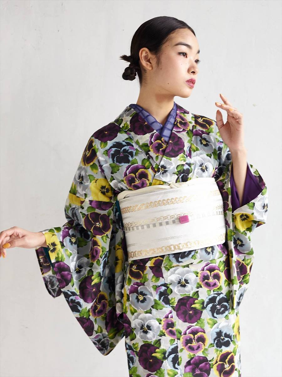 セレクト着物A 公式 ふりふ 単品 きもの kimono お手頃 洗える着物