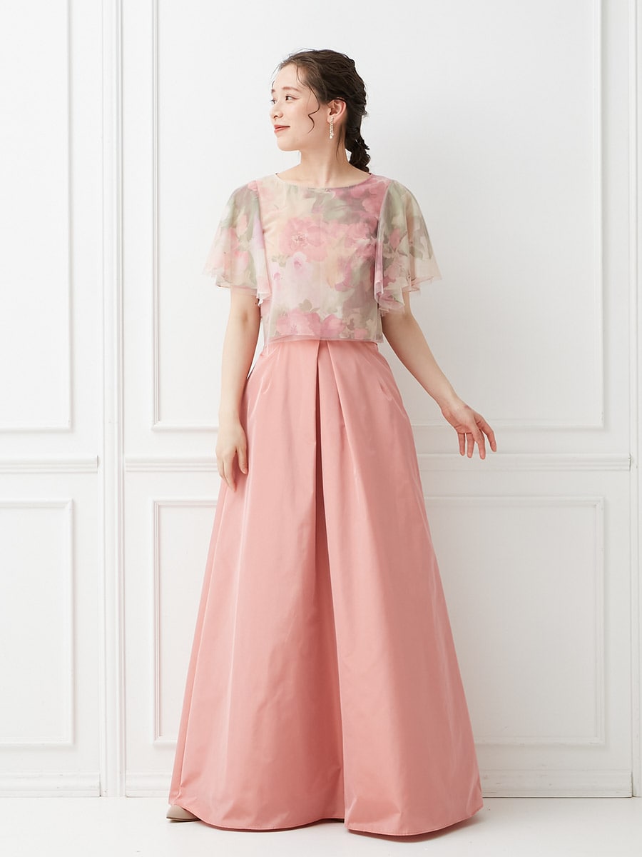 ボックスタック ロングドレス 9号 グリーン Aimer エメ ミマツグループオンラインストア