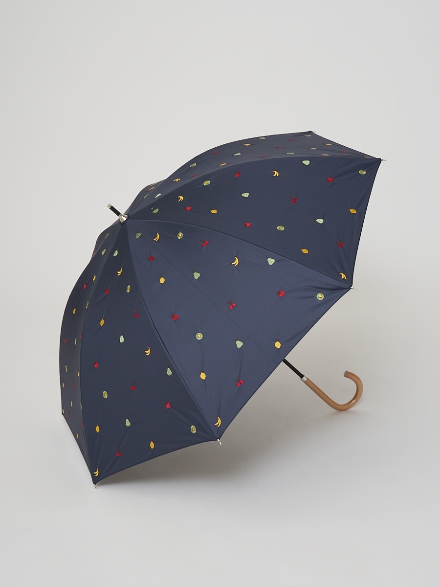 【晴雨兼用傘】 長傘・モチーフ刺繍