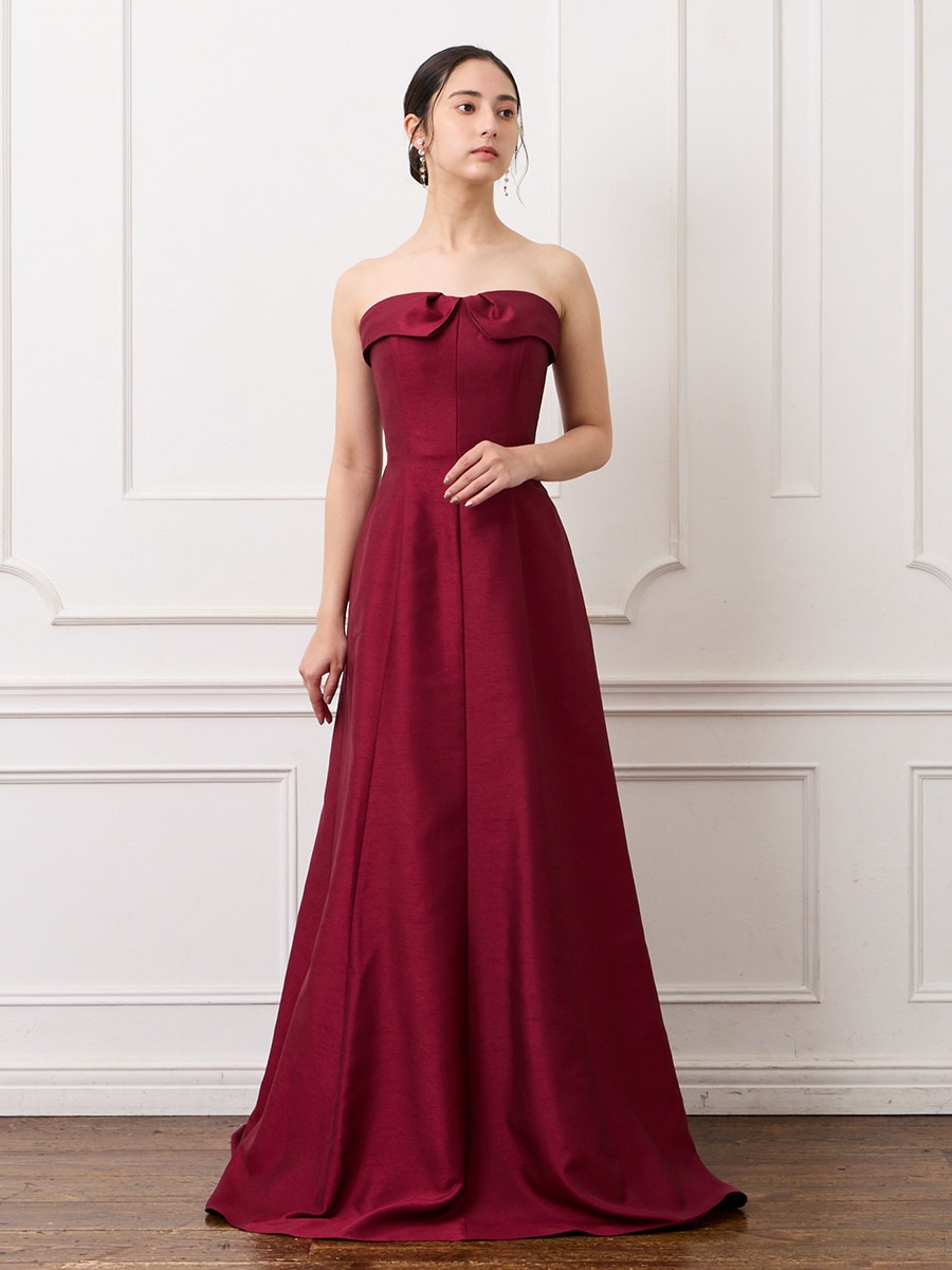 シャンタンマーメイドロングドレス