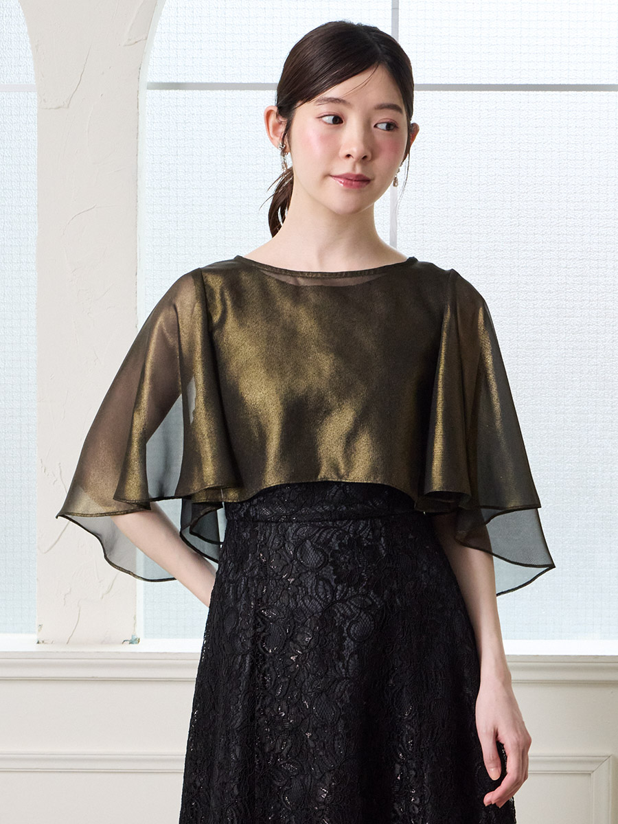 箔加工シフォントップス