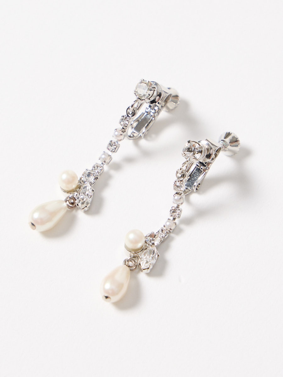 パールビジューイヤリング