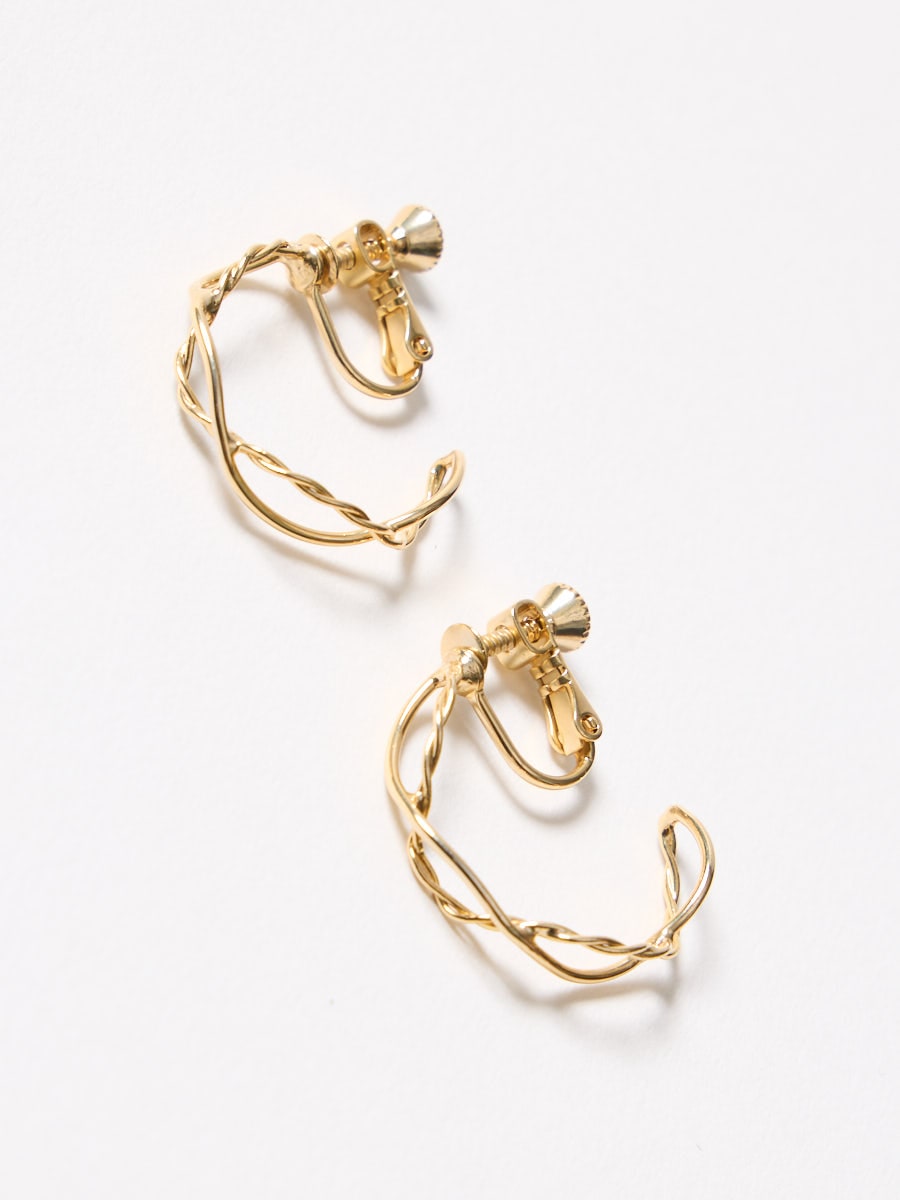 クロスワイヤーイヤリング