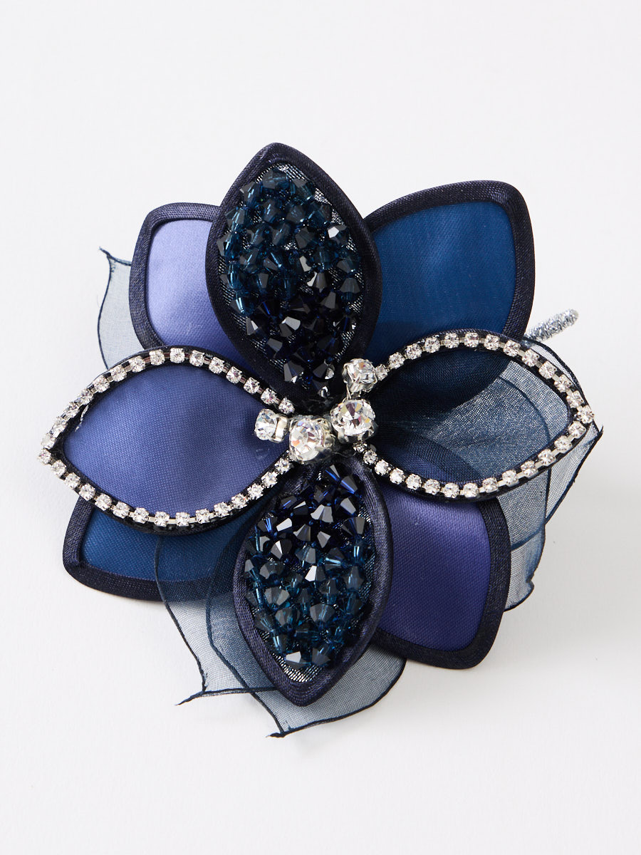 ビーズ&ビジューコサージュ