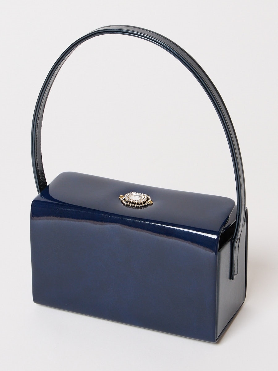 エナメルボックスバッグ