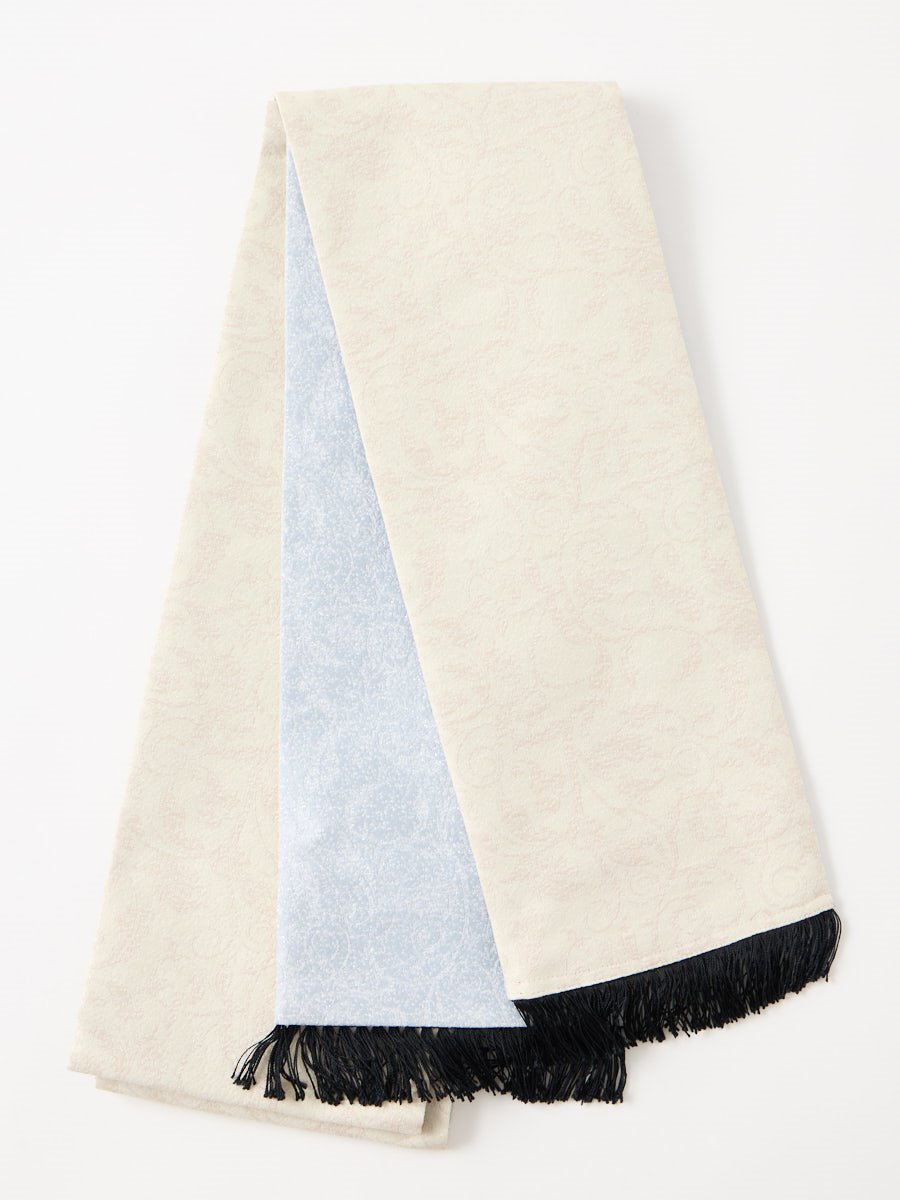 【ラスト1点】両面半巾帯「フリンジ更紗」