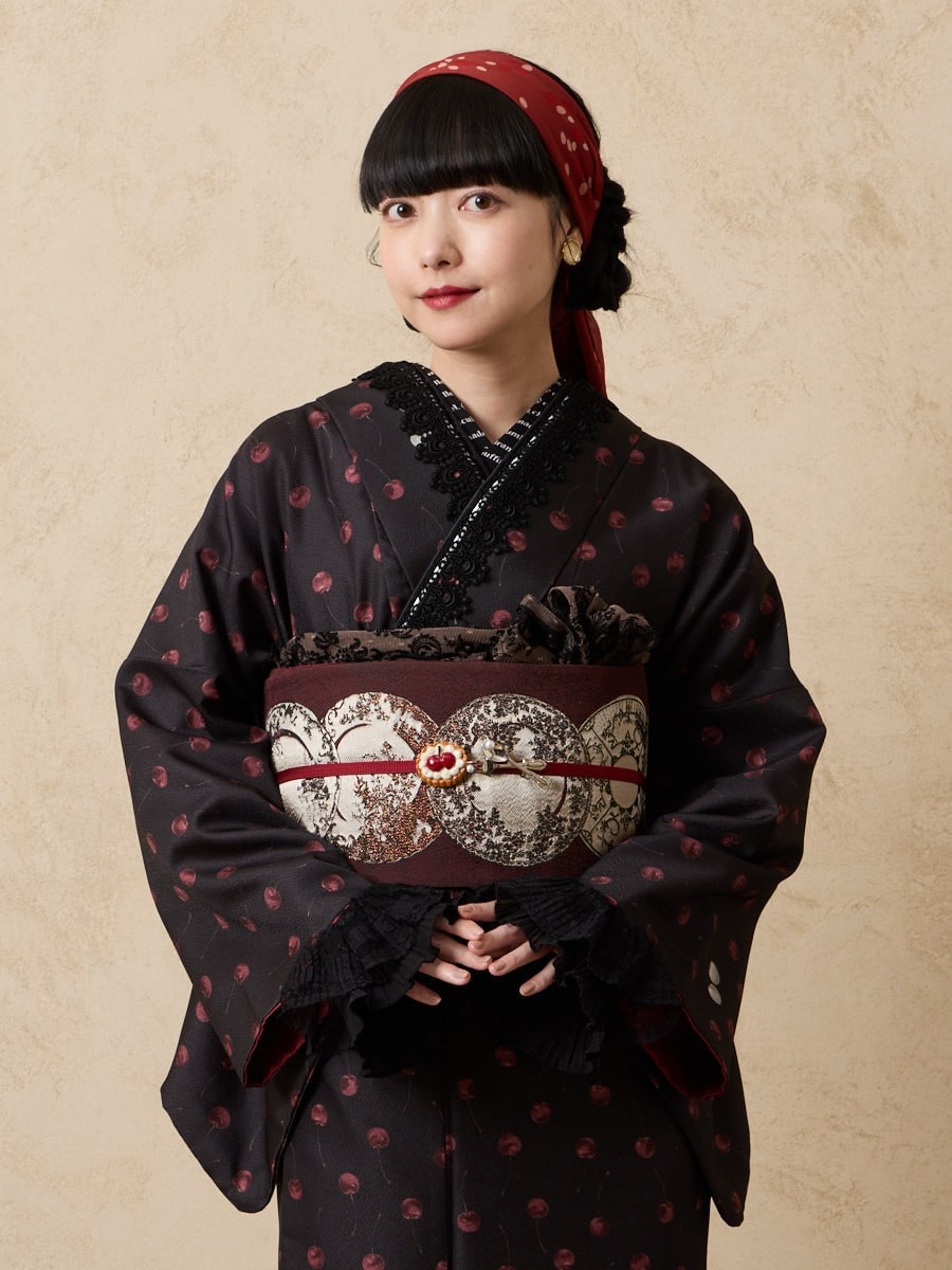 小紋単品 「サクランボ」