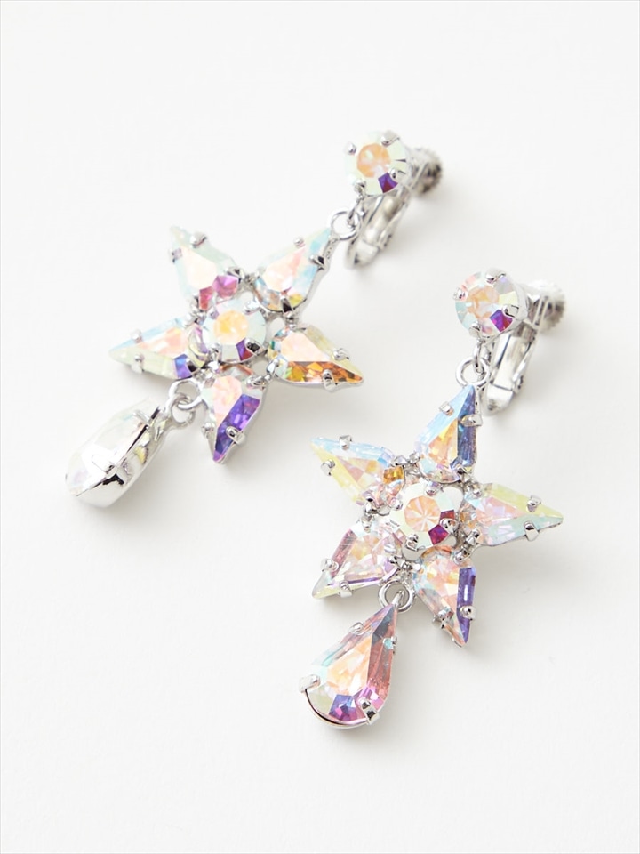 スターモチーフイヤリング|オーロラ