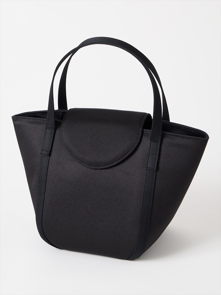 【喪服・礼服用】【WEB限定】かぶせ付き軽量ソフトバッグ|ブラック