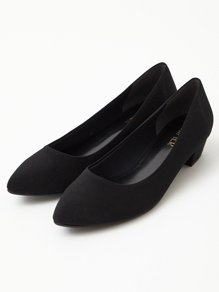 【喪服・礼服用】ブラックフォーマルパンプス|ブラック