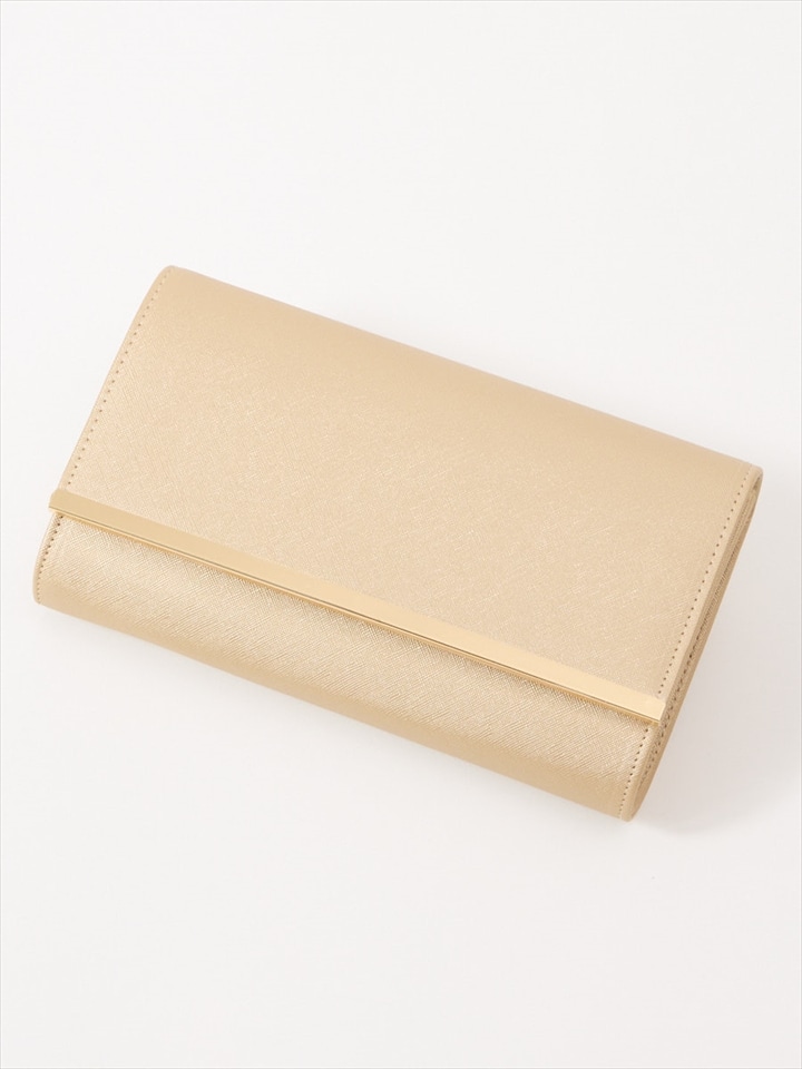 【WEB限定】メタルクラッチバッグ|ゴールド