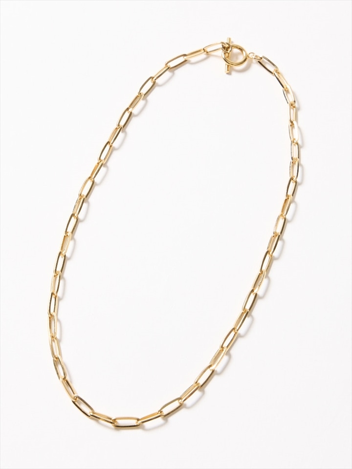 スタイリッシュチェーンネックレス|ゴールド