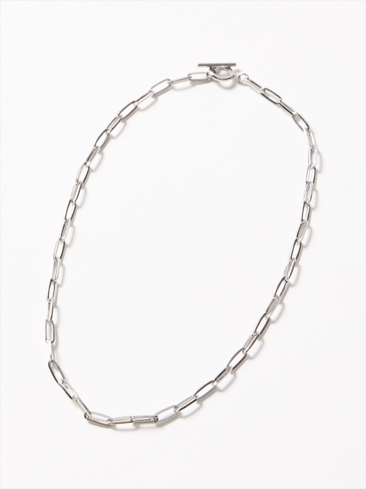 スタイリッシュチェーンネックレス|シルバー