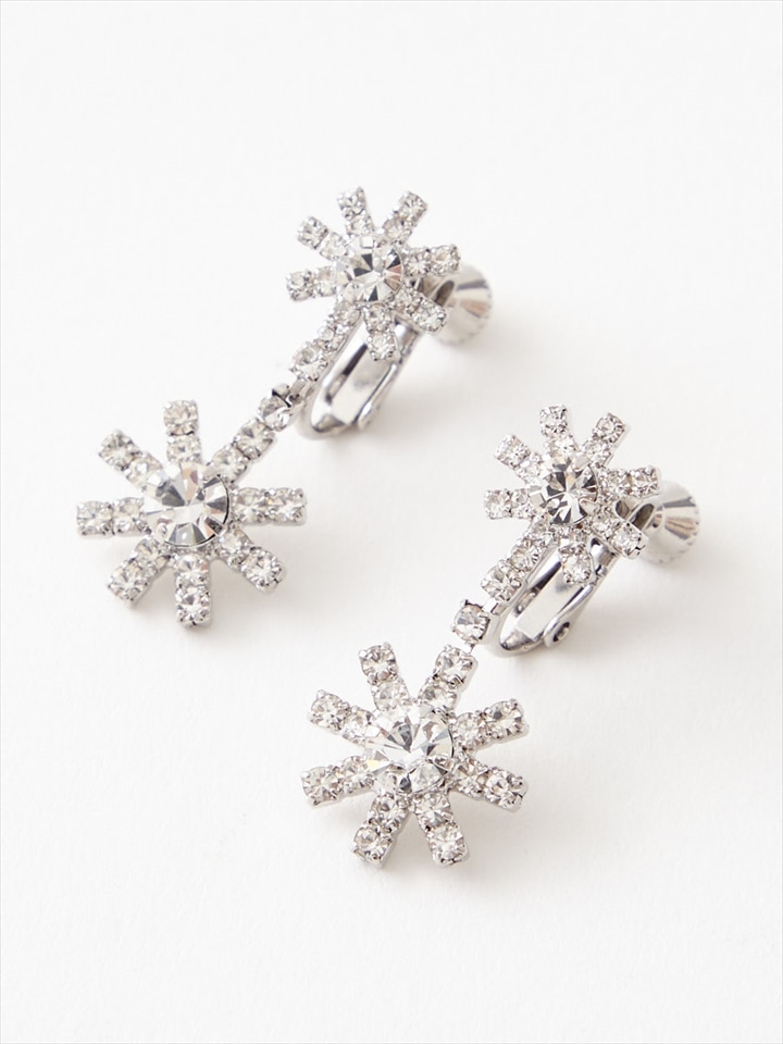 スターモチーフイヤリング|シルバー