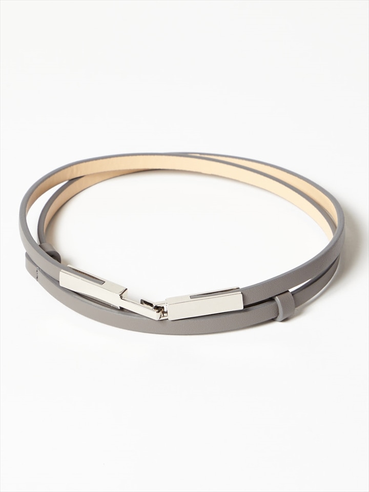 フックデザインベルト|グレー