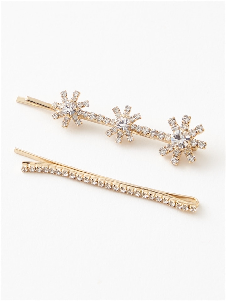 スターモチーフヘアピン|ゴールド