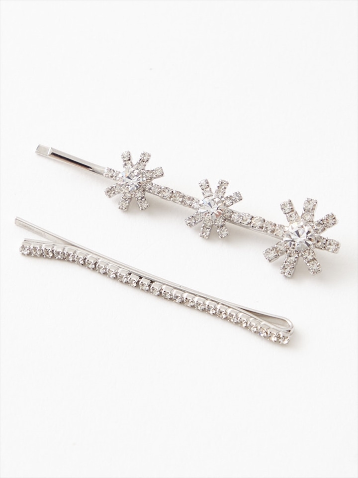 スターモチーフヘアピン|シルバー
