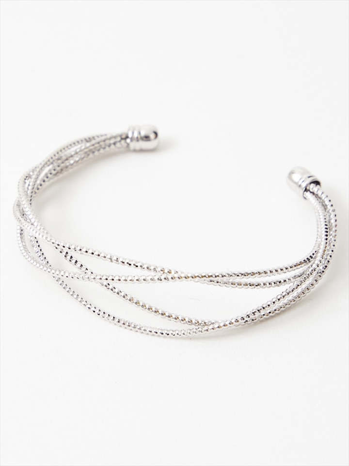 ブラスメタルバングル|シルバー