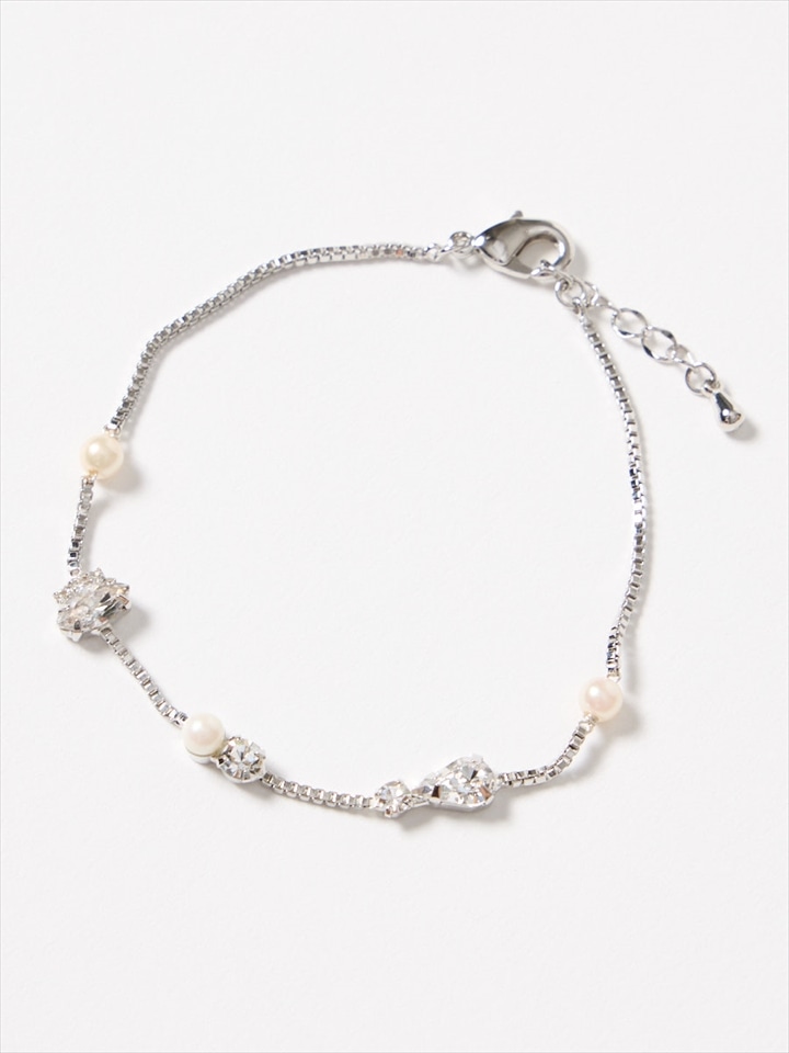 ステーションブレスレット|シルバー