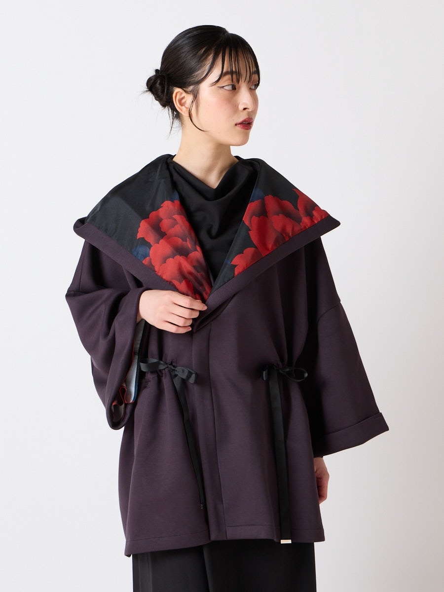 キャロル・籠木蓮　ビッグフーディガン|ブラック