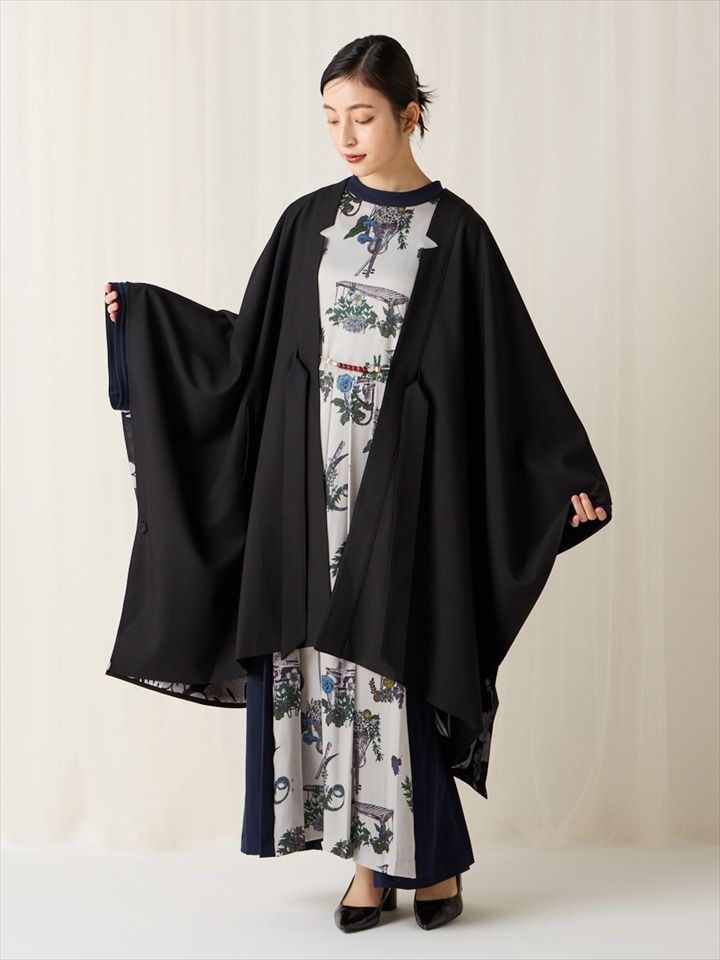 オヨメ・クルエレ羽織ケープ|ブラック