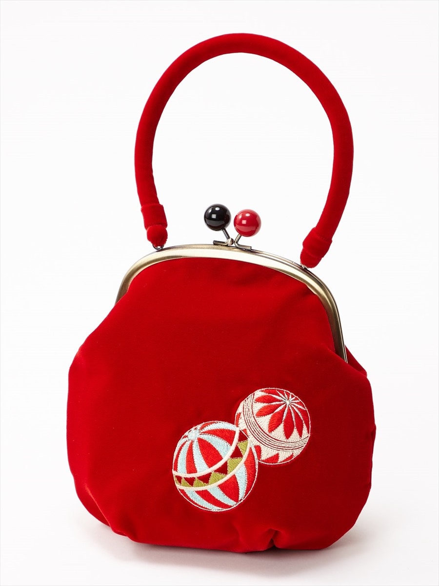 まりぼんぼんバッグ|レッド