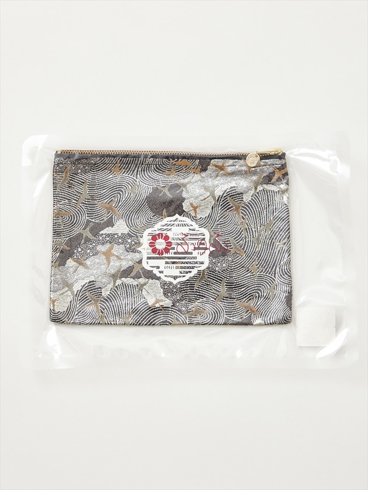 furifu帯地ポーチ|ブラック