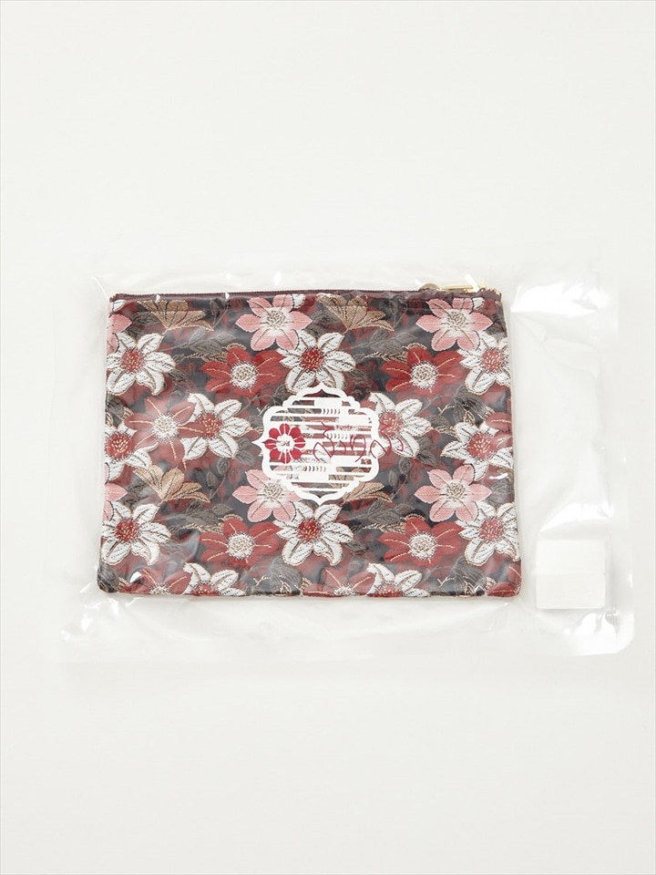 furifu帯地ポーチ|レッド