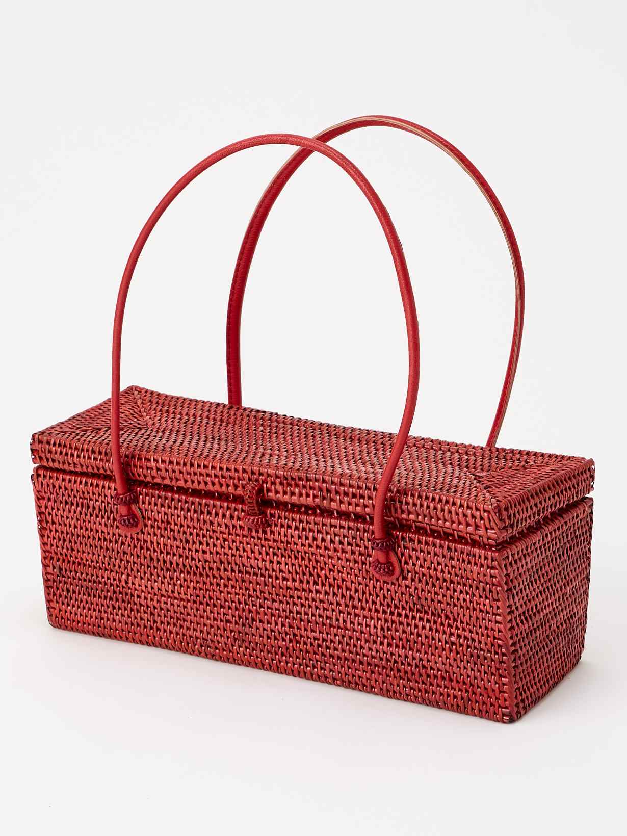 【ラスト1点】スクエアアタバッグ|レッド