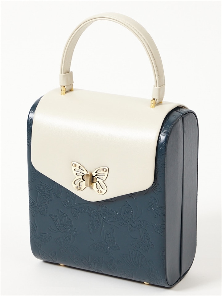 【ラスト1点】蝶々バッグ|ピーコックグリーン