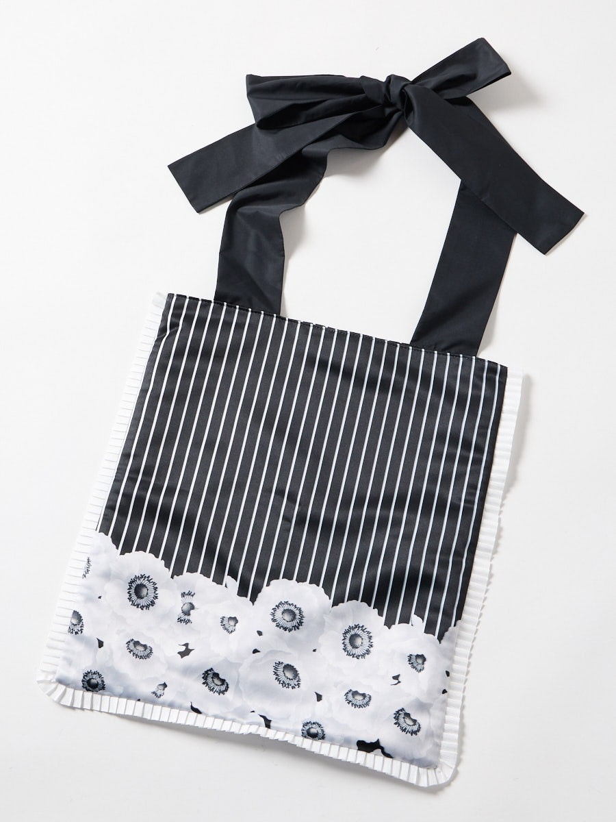 ギャラリーリボントートバッグ|ブラック