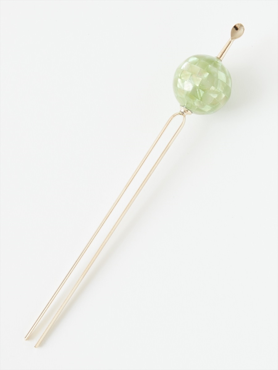 あわだまかんざし|アップルグリーン