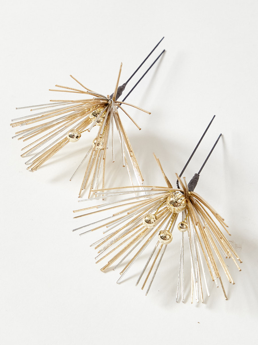 【残りわずか】松Uピン|ゴールド