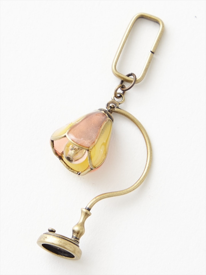 ランプ帯留|オレンジ