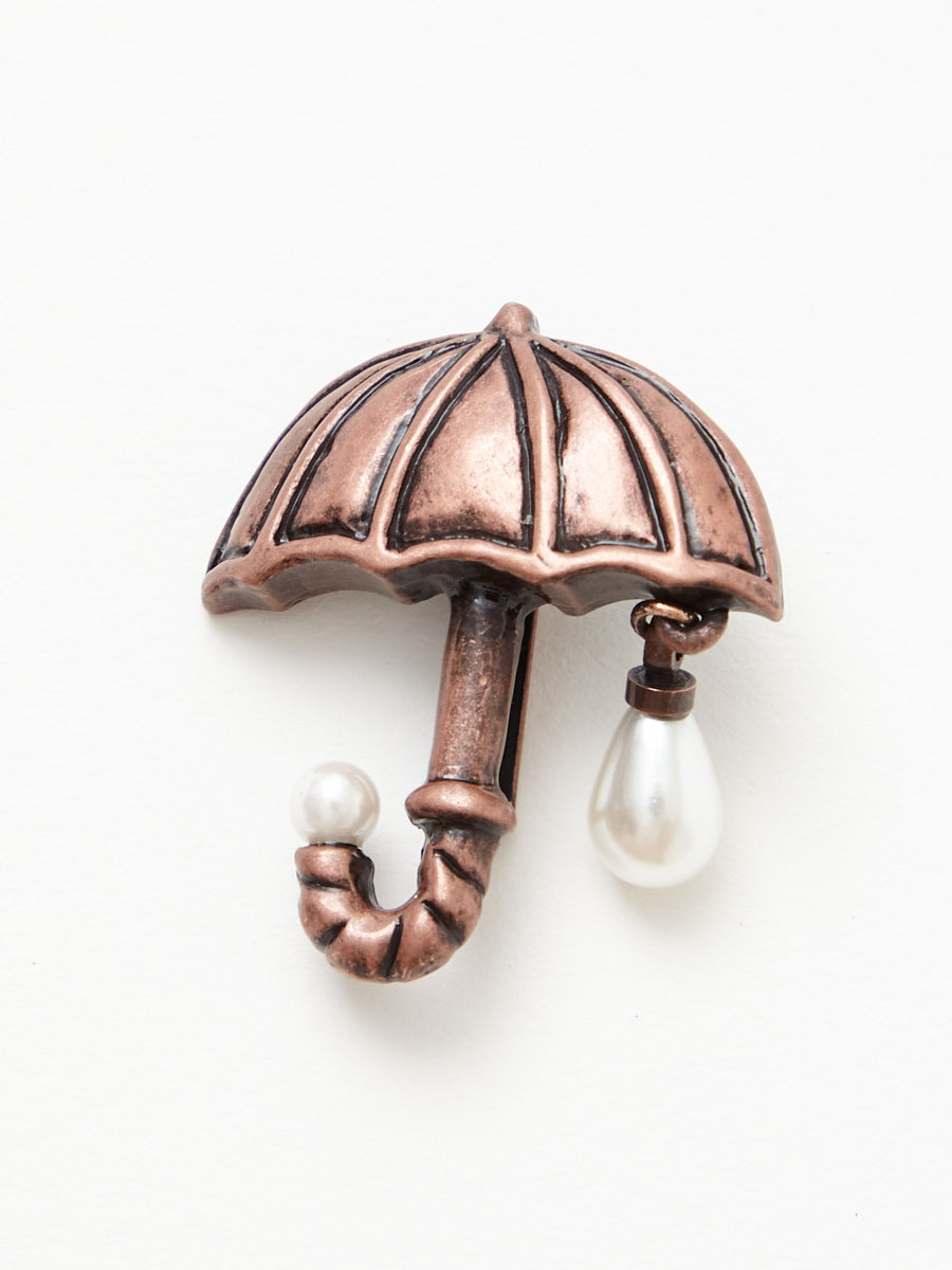 傘帯留|ブロンズ