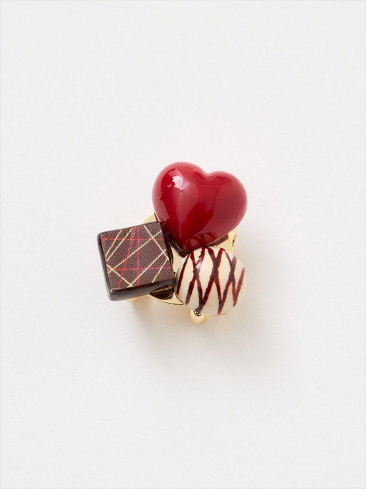 帯留 「チョコ」|ブラウン