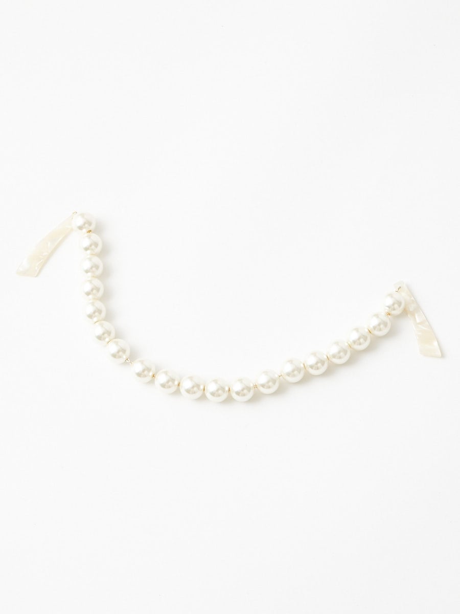 パール帯ネックレス根付|オフホワイト
