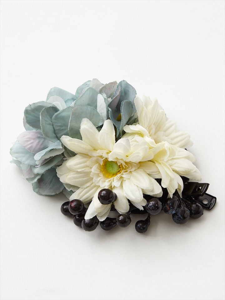 紫陽花コラージュ|ホワイト