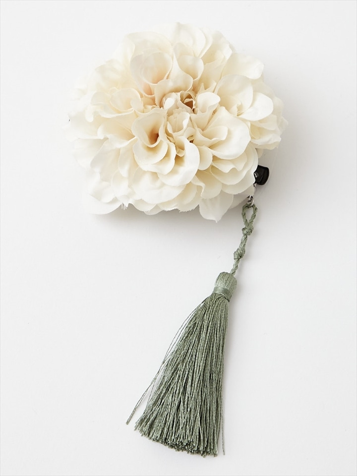 furifuダリアタッセル|オフホワイト