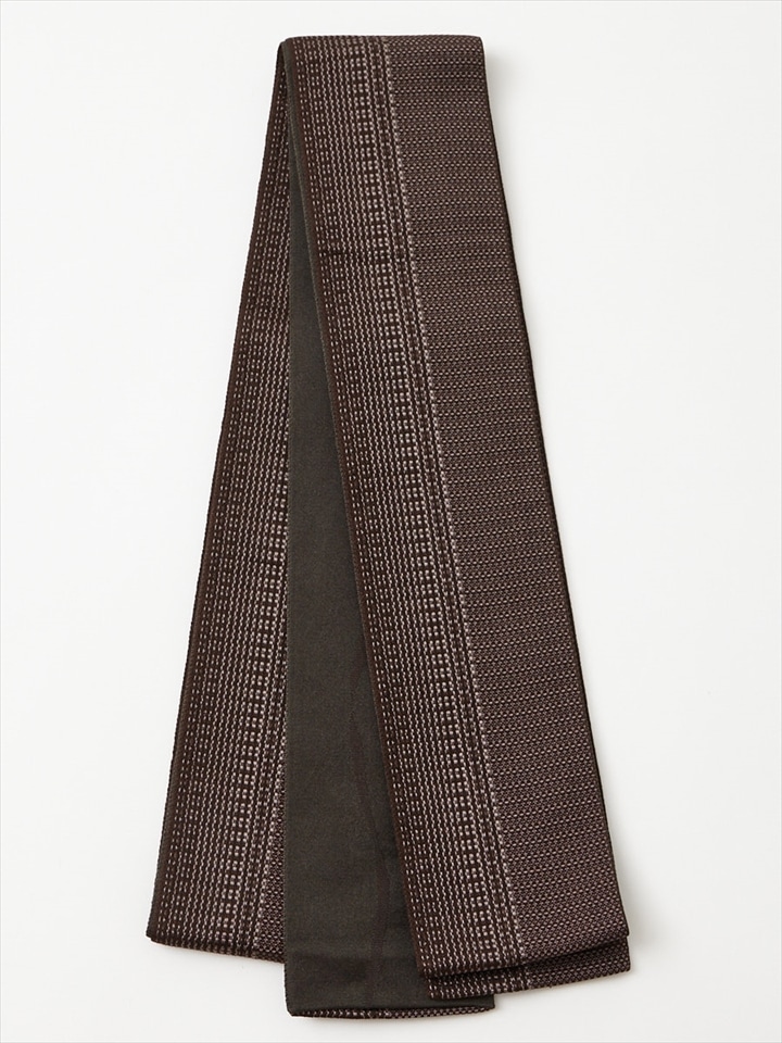 【ラスト1点】メンズライン角帯|ブラウン