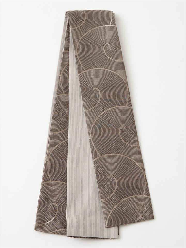 【ラスト1点】角帯　渦|ベージュ